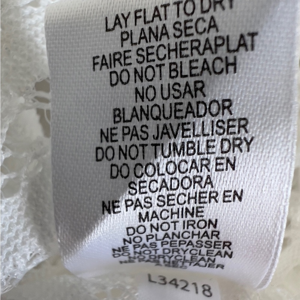 VENUS Ivory Lace-Up Swim Cover-Up - Picture 10 of 10